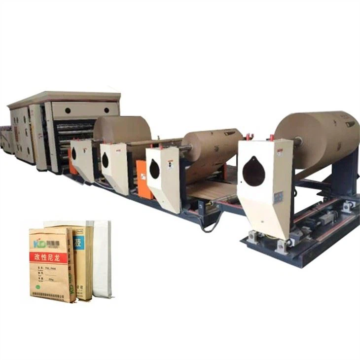 Automatic 25kg 50kg Cement Paper Packing Bag Making Machine
